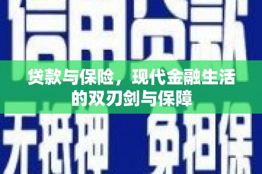 禹会贷款与保险，现代金融生活的双刃剑与保障