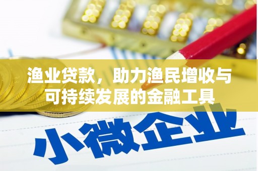 禹会渔业贷款，助力渔民增收与可持续发展的金融工具