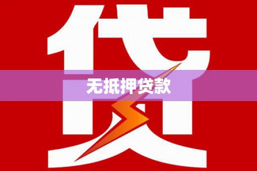 禹会无抵押贷款