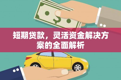 禹会短期贷款，灵活资金解决方案的全面解析