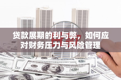 禹会贷款展期的利与弊，如何应对财务压力与风险管理