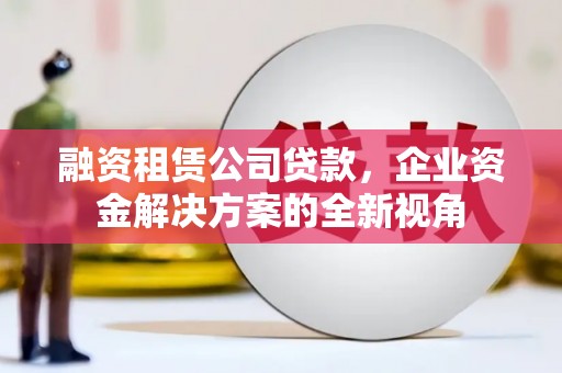 禹会融资租赁公司贷款，企业资金解决方案的全新视角