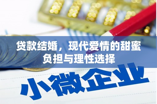 禹会贷款结婚，现代爱情的甜蜜负担与理性选择