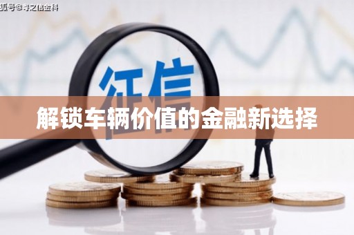 禹会解锁车辆价值的金融新选择
