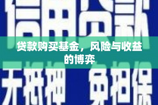 禹会贷款购买基金，风险与收益的博弈