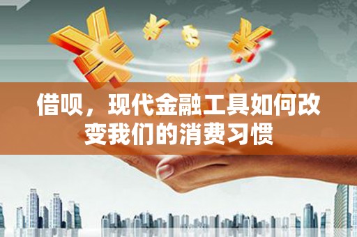 禹会借呗，现代金融工具如何改变我们的消费习惯