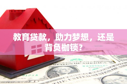 禹会教育贷款，助力梦想，还是背负枷锁？