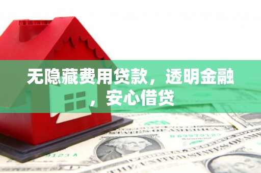 禹会无隐藏费用贷款，透明金融，安心借贷