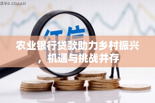 禹会农业银行贷款助力乡村振兴，机遇与挑战并存