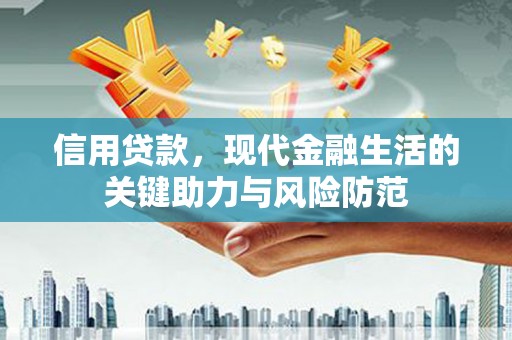 禹会信用贷款，现代金融生活的关键助力与风险防范