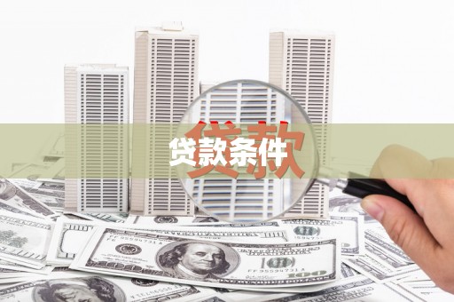 禹会贷款条件