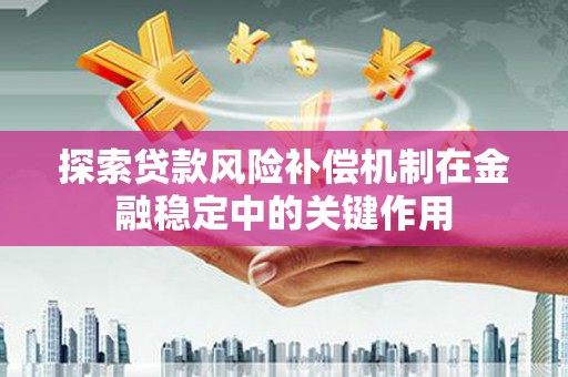 禹会探索贷款风险补偿机制在金融稳定中的关键作用