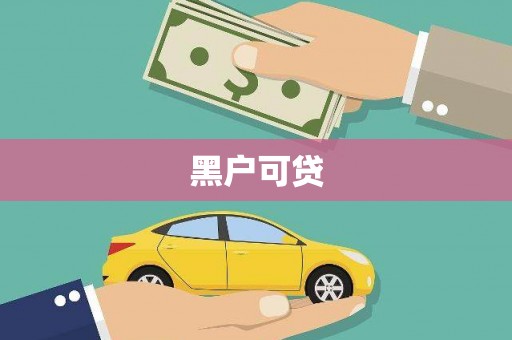 禹会黑户可贷