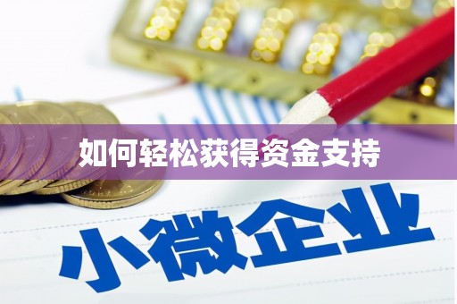 禹会如何轻松获得资金支持