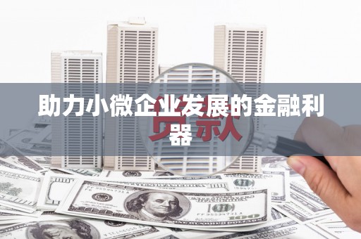 禹会助力小微企业发展的金融利器