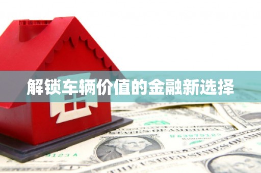 禹会解锁车辆价值的金融新选择