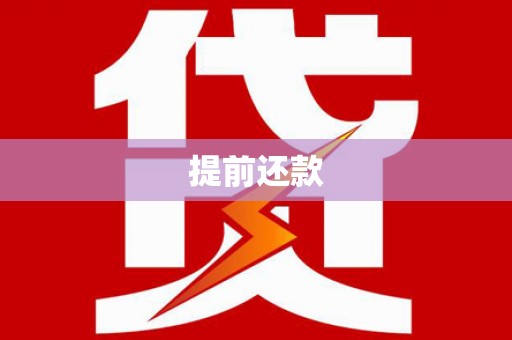 禹会提前还款