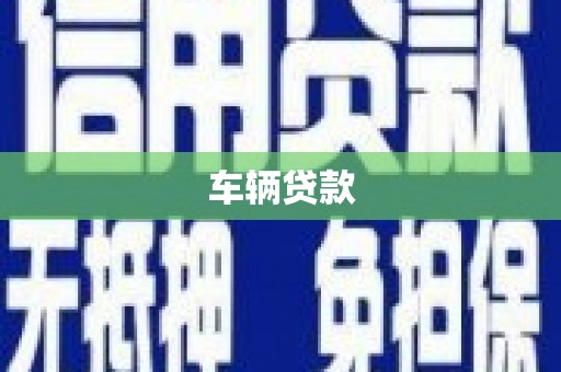 禹会车辆贷款